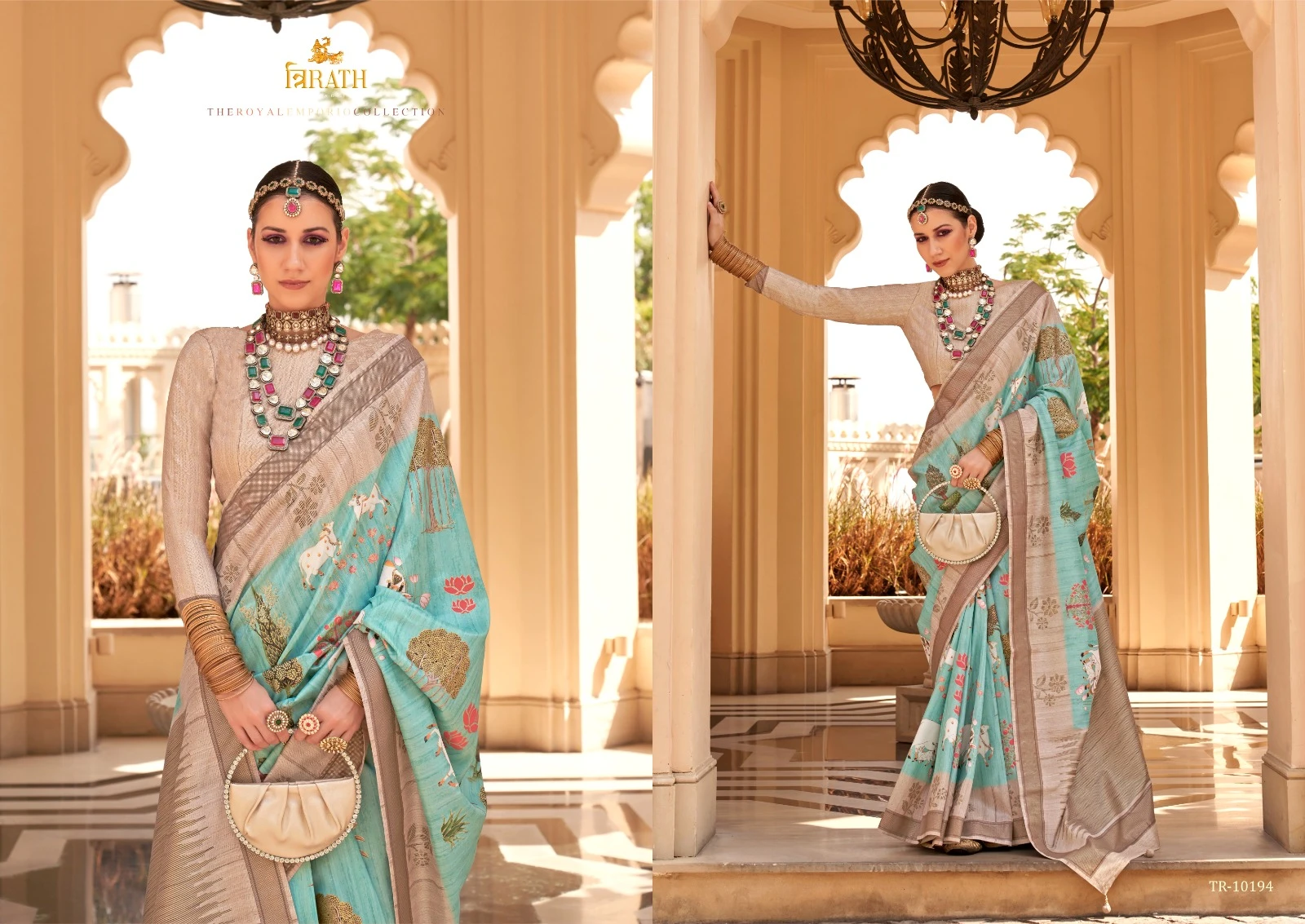 Trirath Savera Super Pv Raw Silk Wholesale Fancy Sarees Catalog — Wholesale Sarees, MPA wholesale from Surat — Photo 12